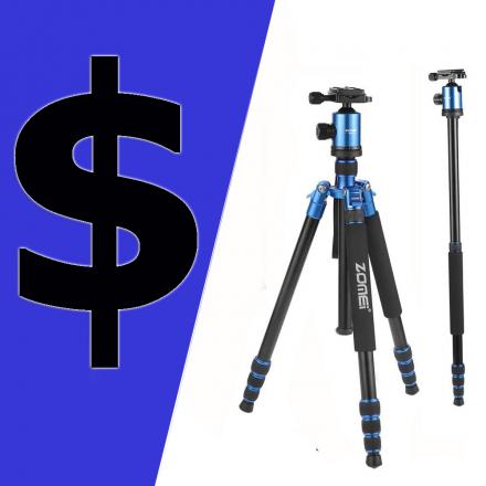 لیست قیمت انواع سه پایه و تک پایه دوربین